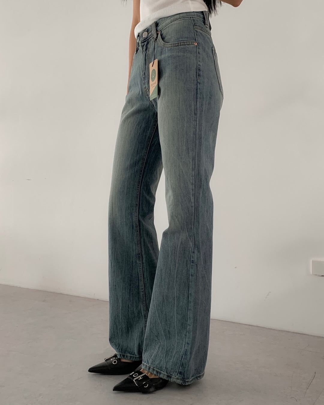 Organic Cotton Flare Jeans