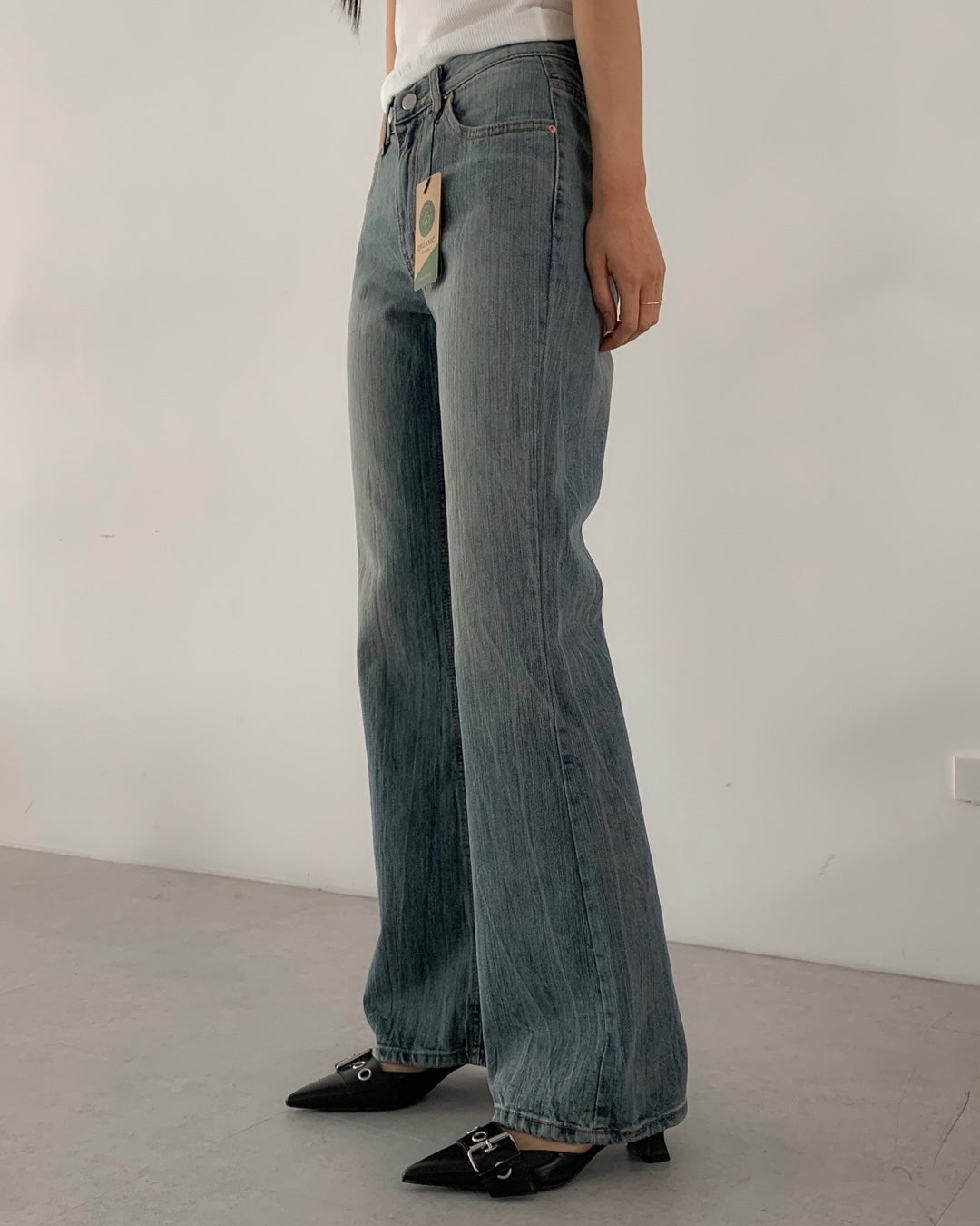 Organic Cotton Flare Jeans