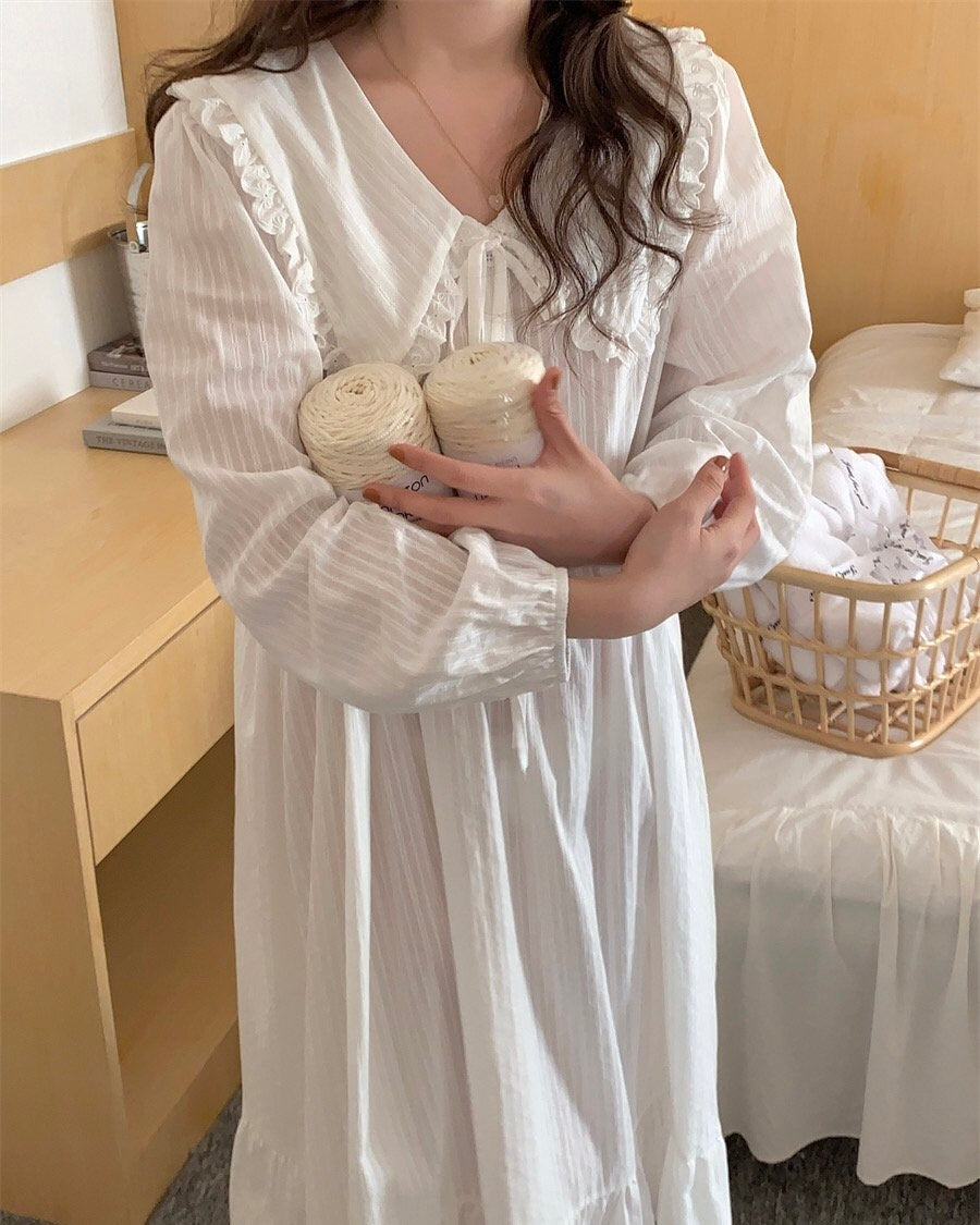 Lacy Bloom Sailor Sleep Dress