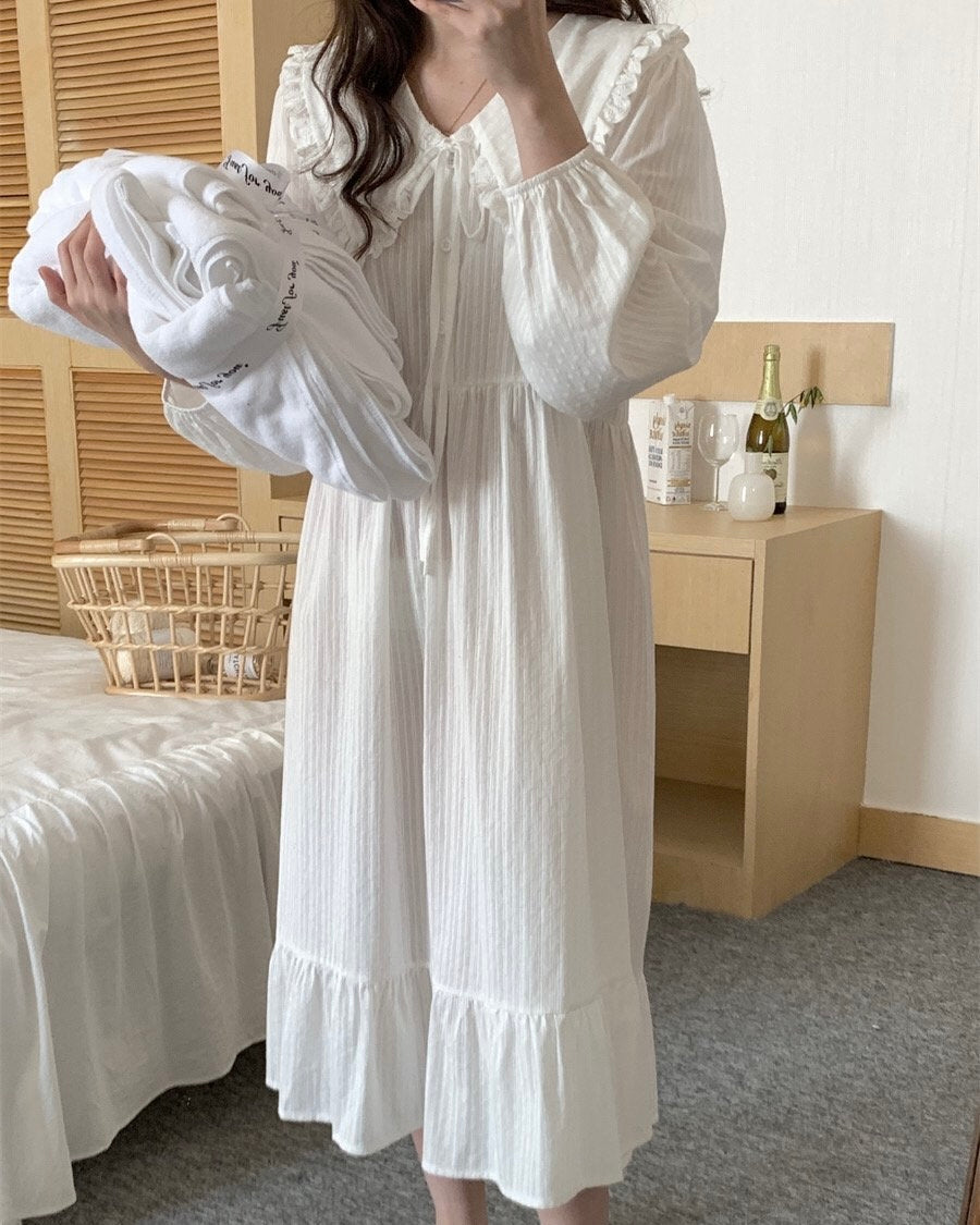 Lacy Bloom Sailor Sleep Dress