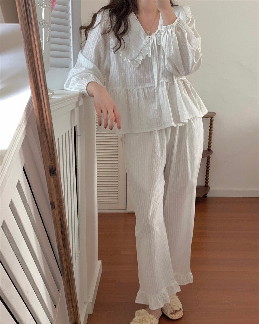 Lacy Bloom Sailor Pajama Set