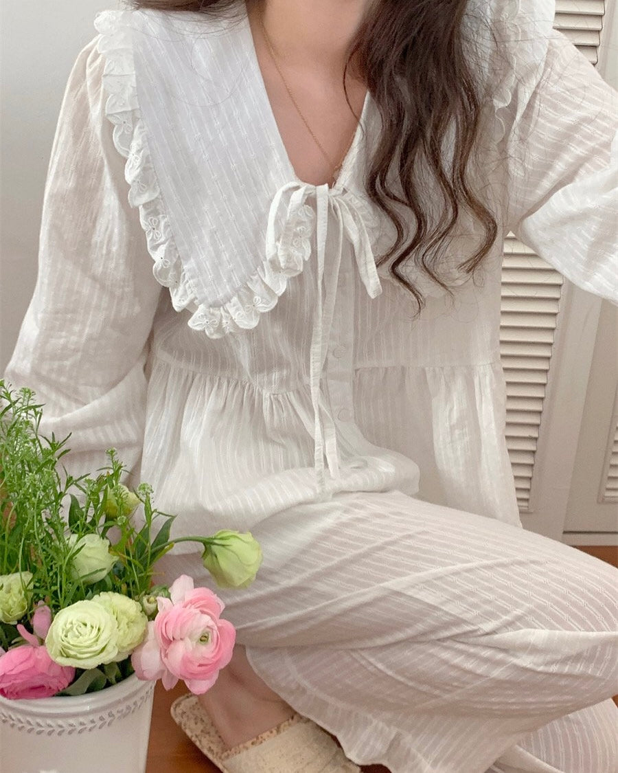 Lacy Bloom Sailor Pajama Set