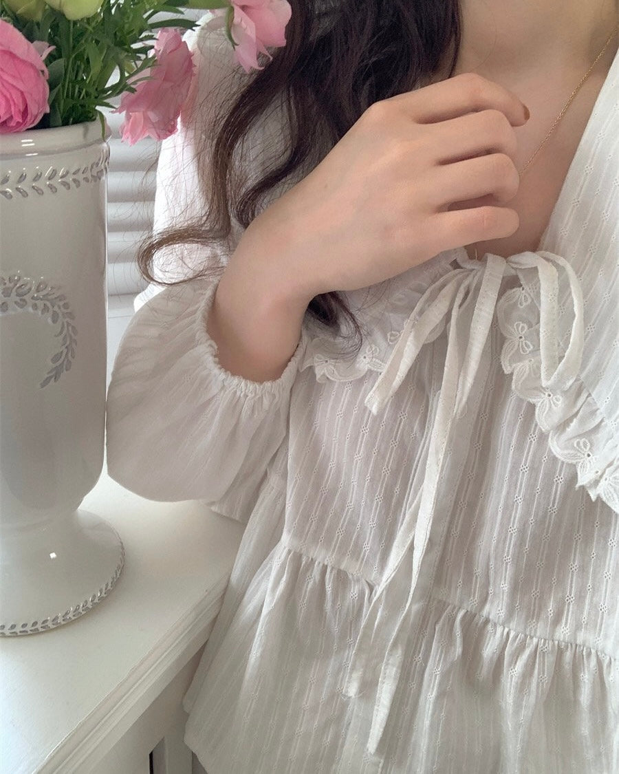 Lacy Bloom Sailor Pajama Set