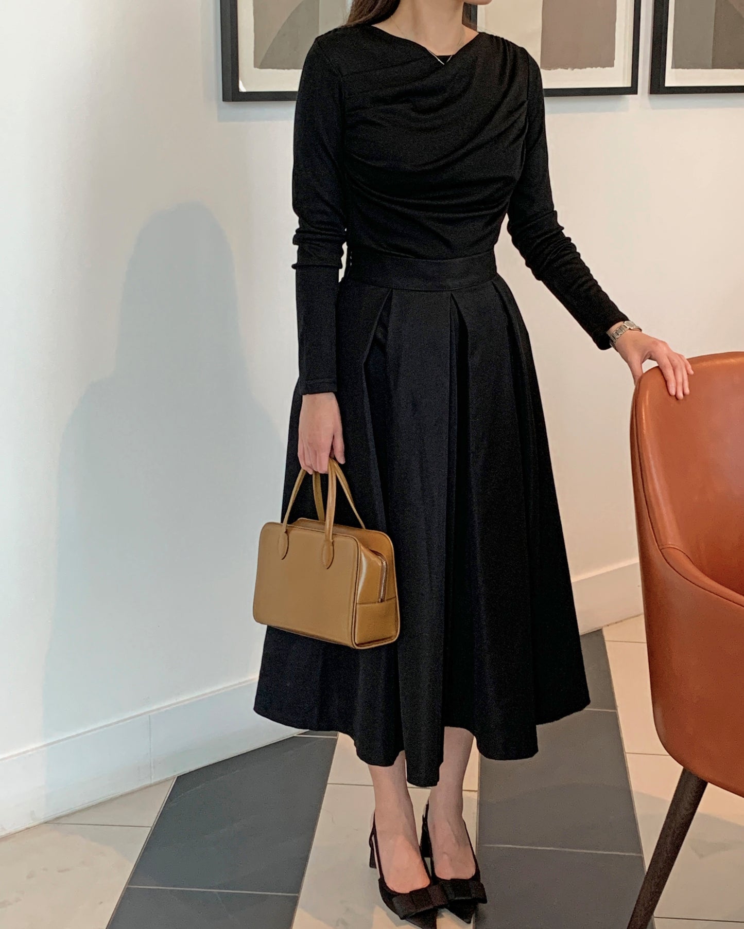Elegant Pleats Skirt