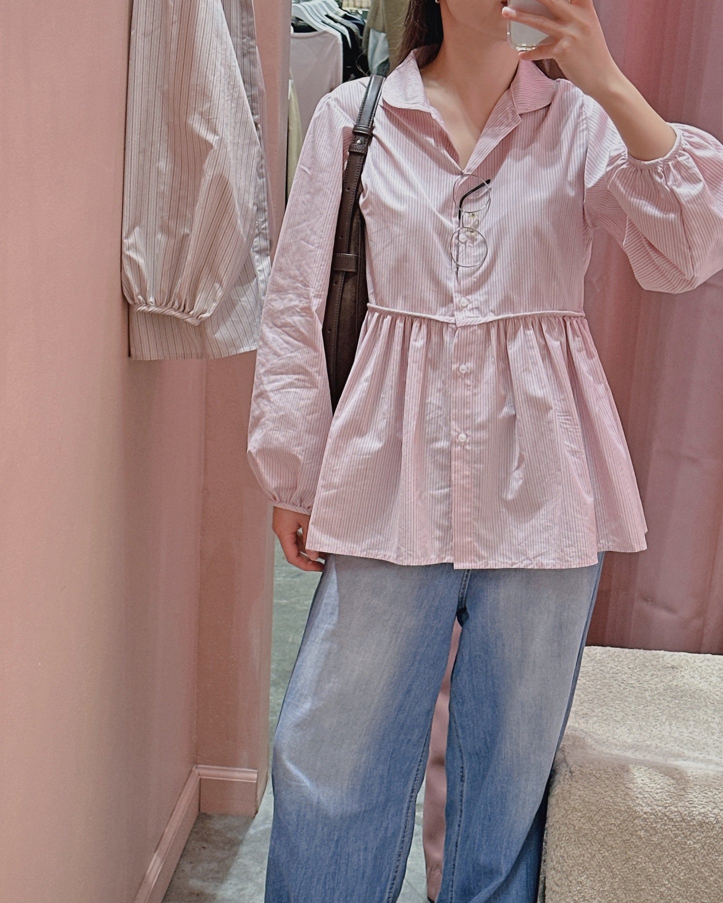 Striped Babydoll Shirt