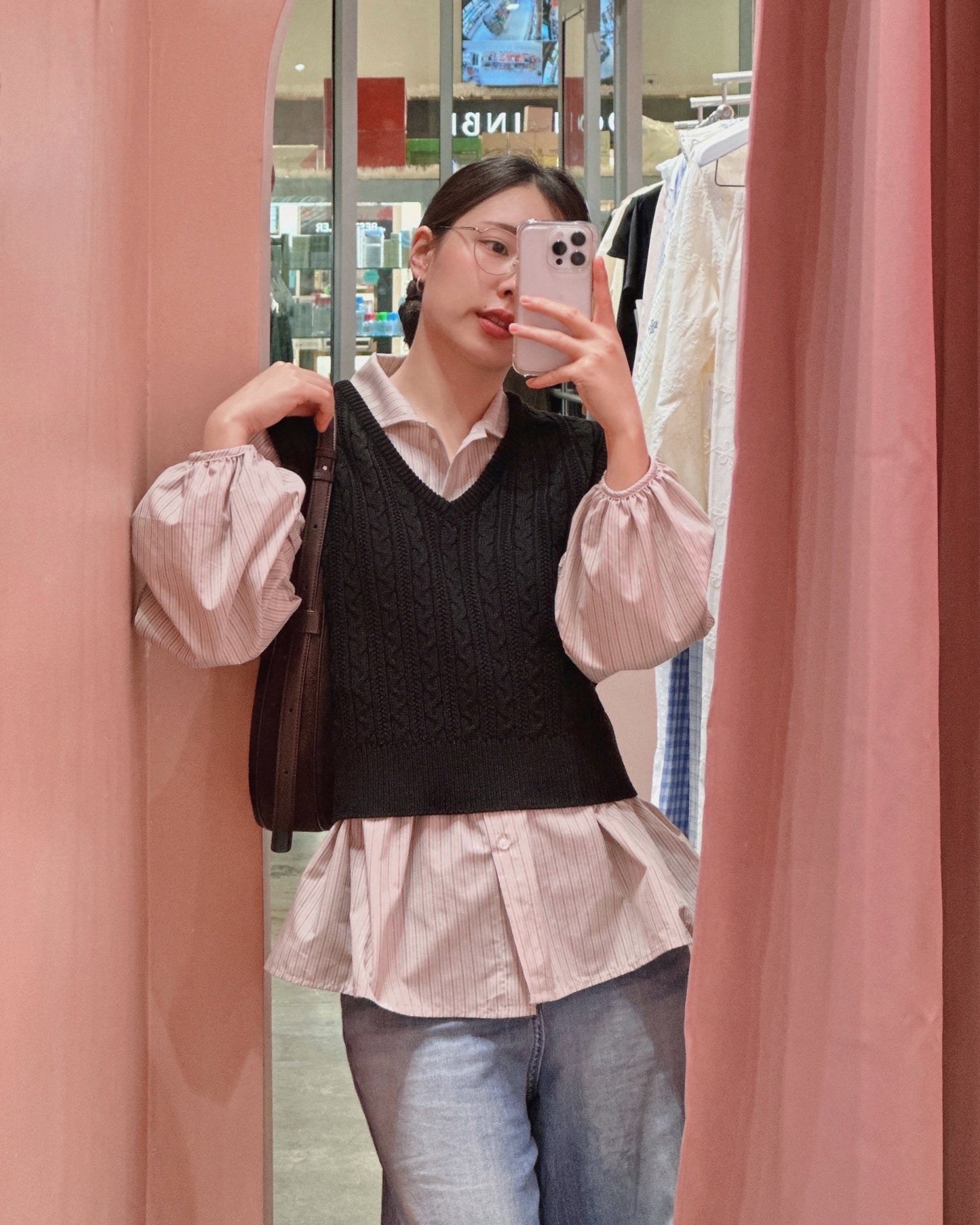 Striped Babydoll Shirt