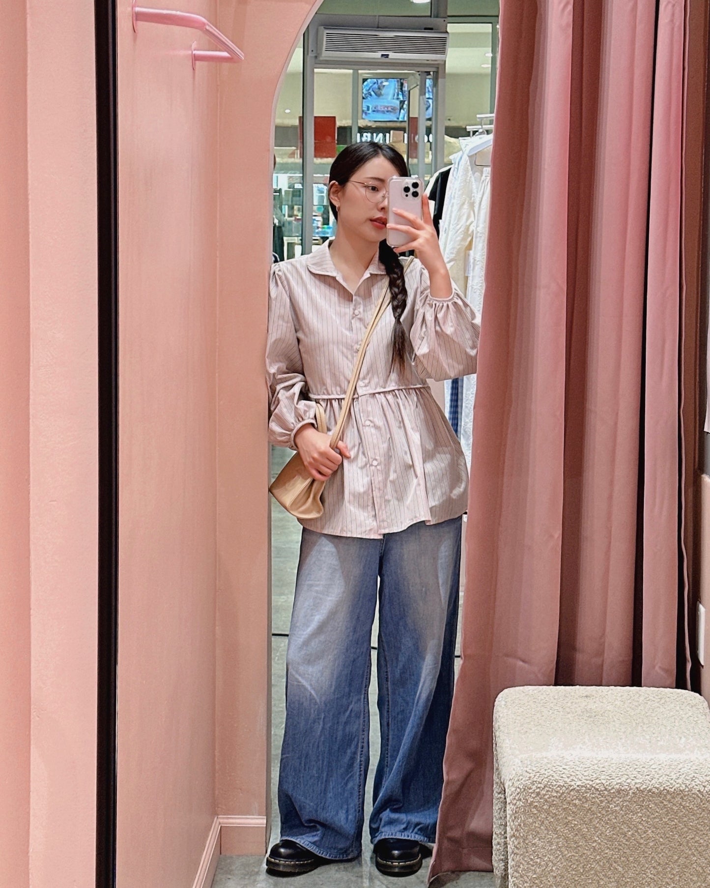 Striped Babydoll Shirt