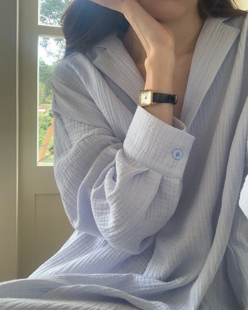 Soft Blue Lounge Dress