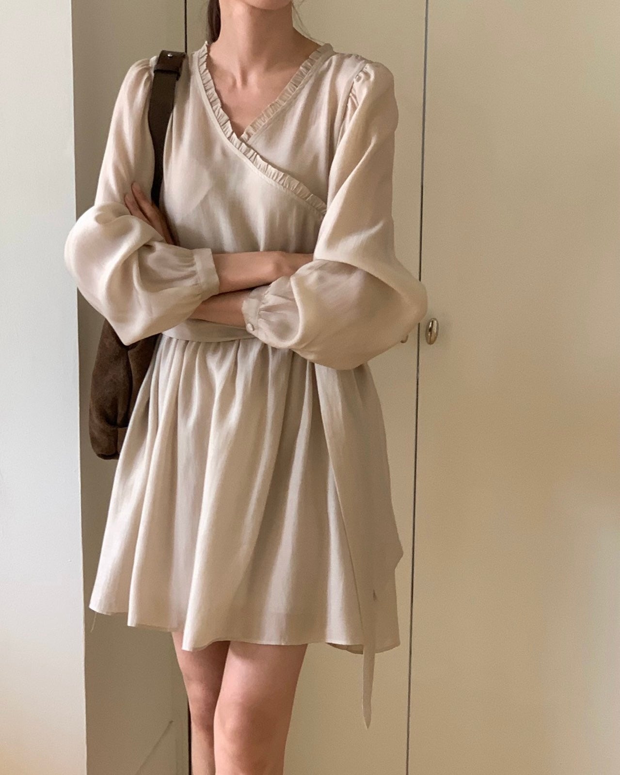 Shimmering Tie Dress