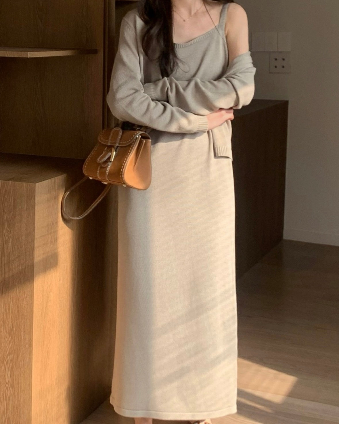 Cozy Layered Dress Set