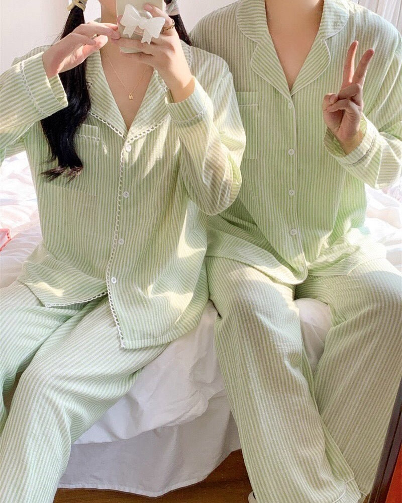 Sweet Lime Couple Pajamas
