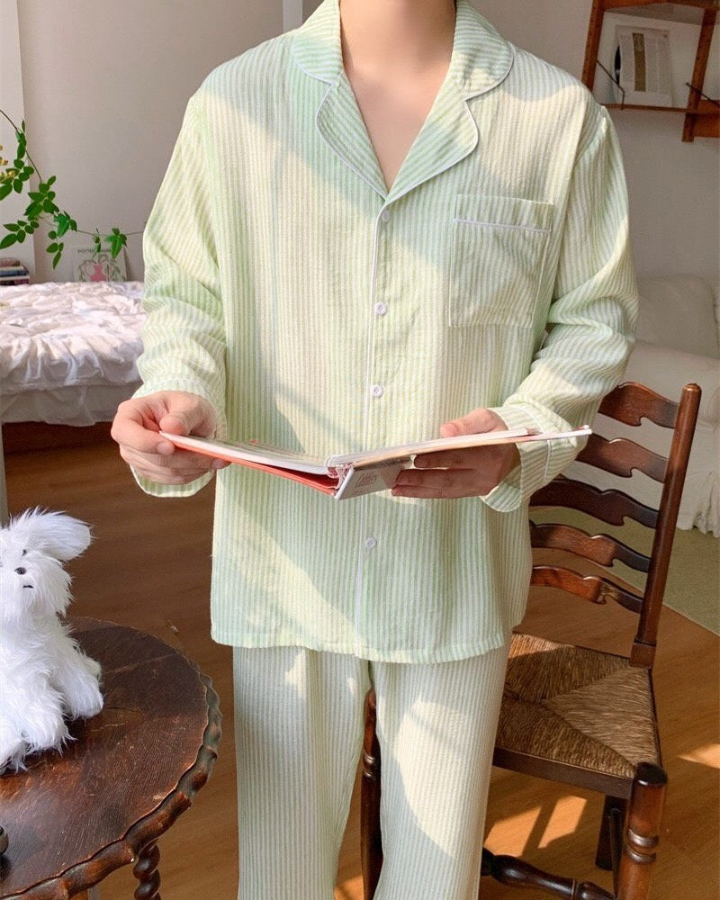 Sweet Lime Couple Pajamas