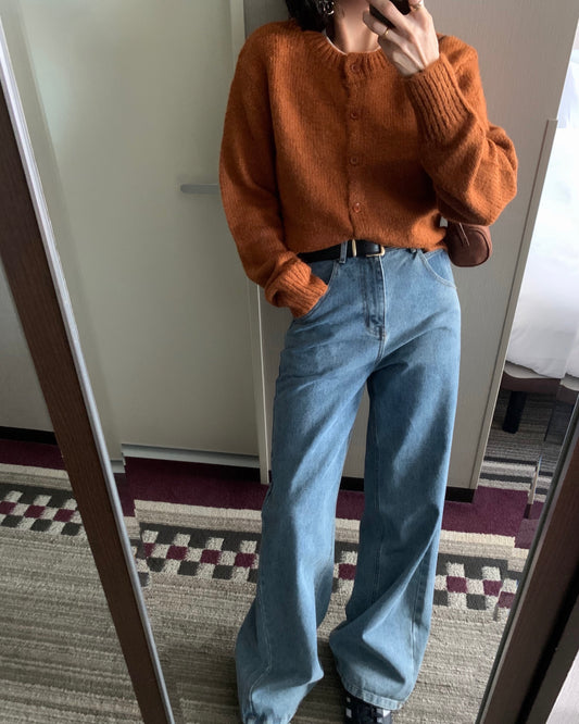 Minimal Wool Cardigan