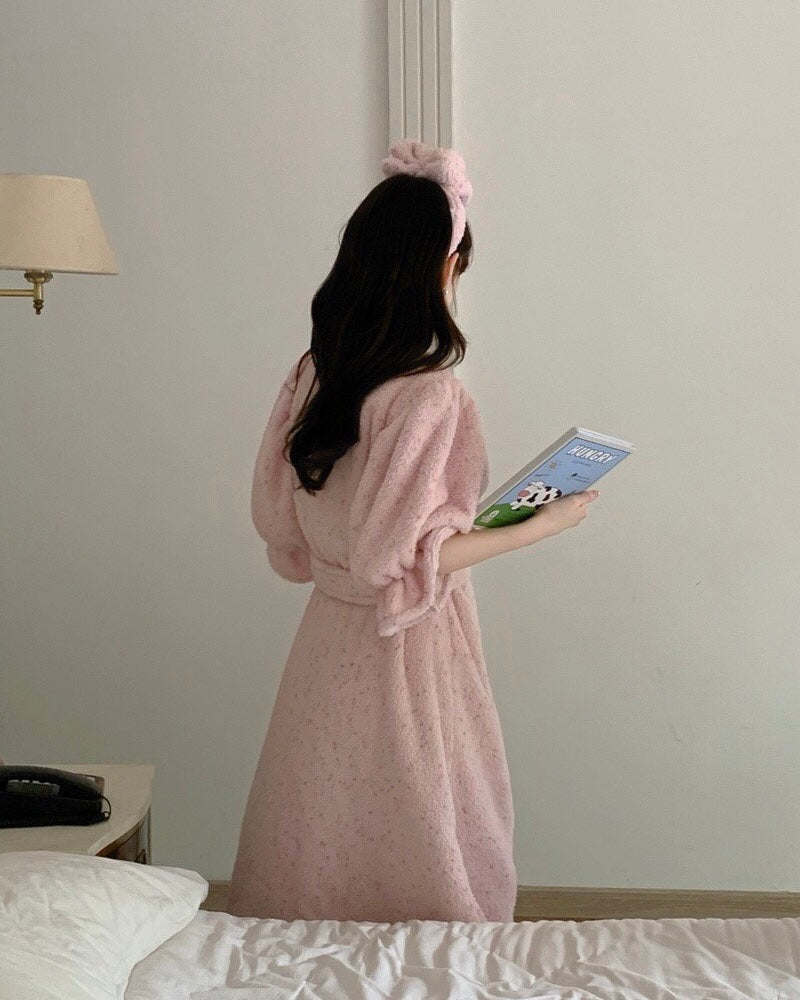 Marshmallow Robe + Matching Headband