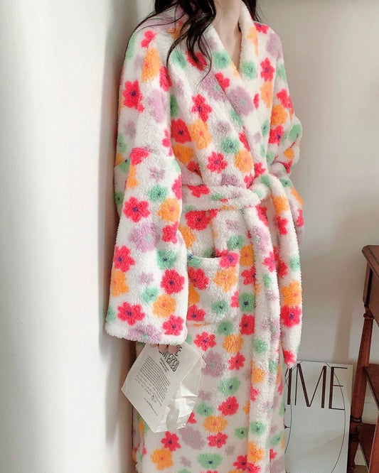 (PRE-ORDER) Vibrant Floral Robe