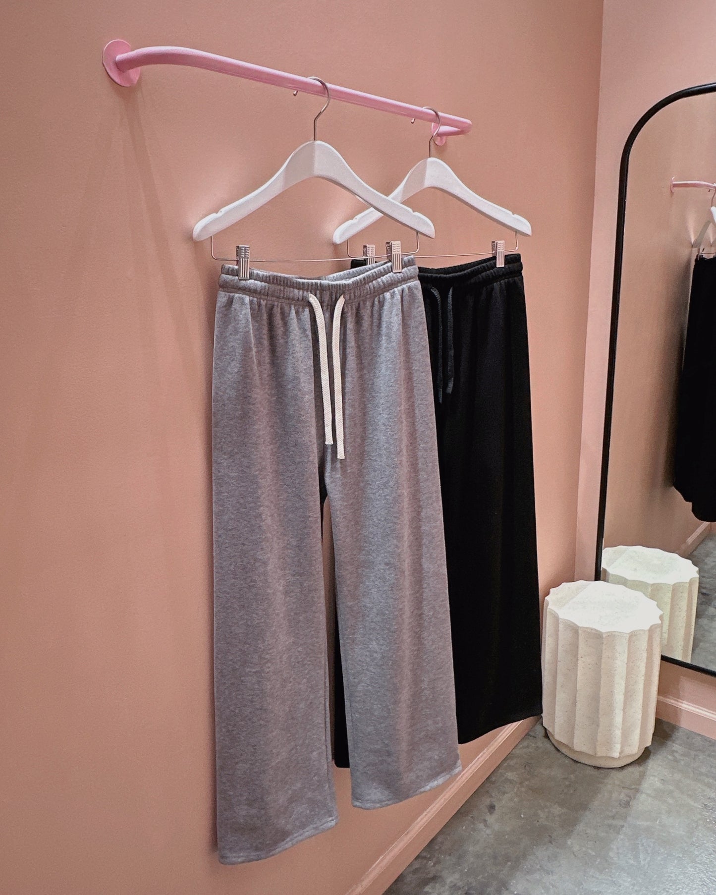 Fuzzy Velvet Lined Sweatpants