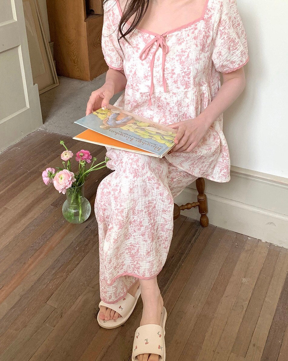 Vintage Garden Shortsleeve Set