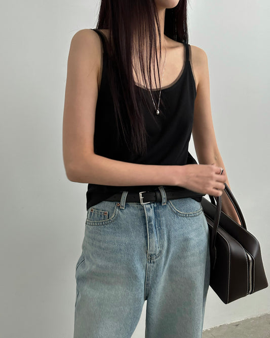 Mesh Overlay Ribbed Tank