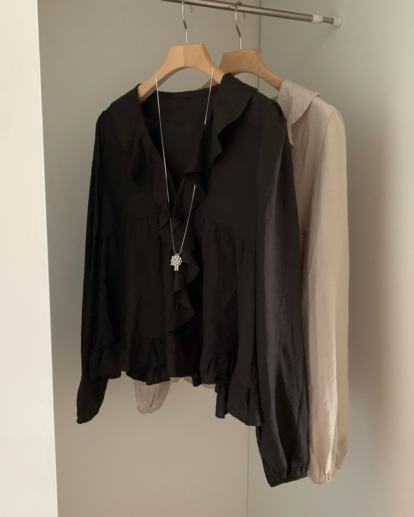 Cascade Ruffle Blouse