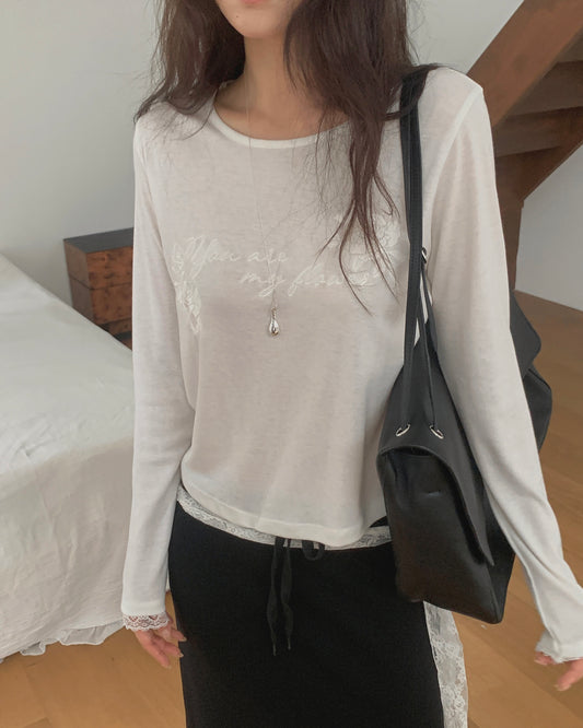 My Flower Embroidered Top