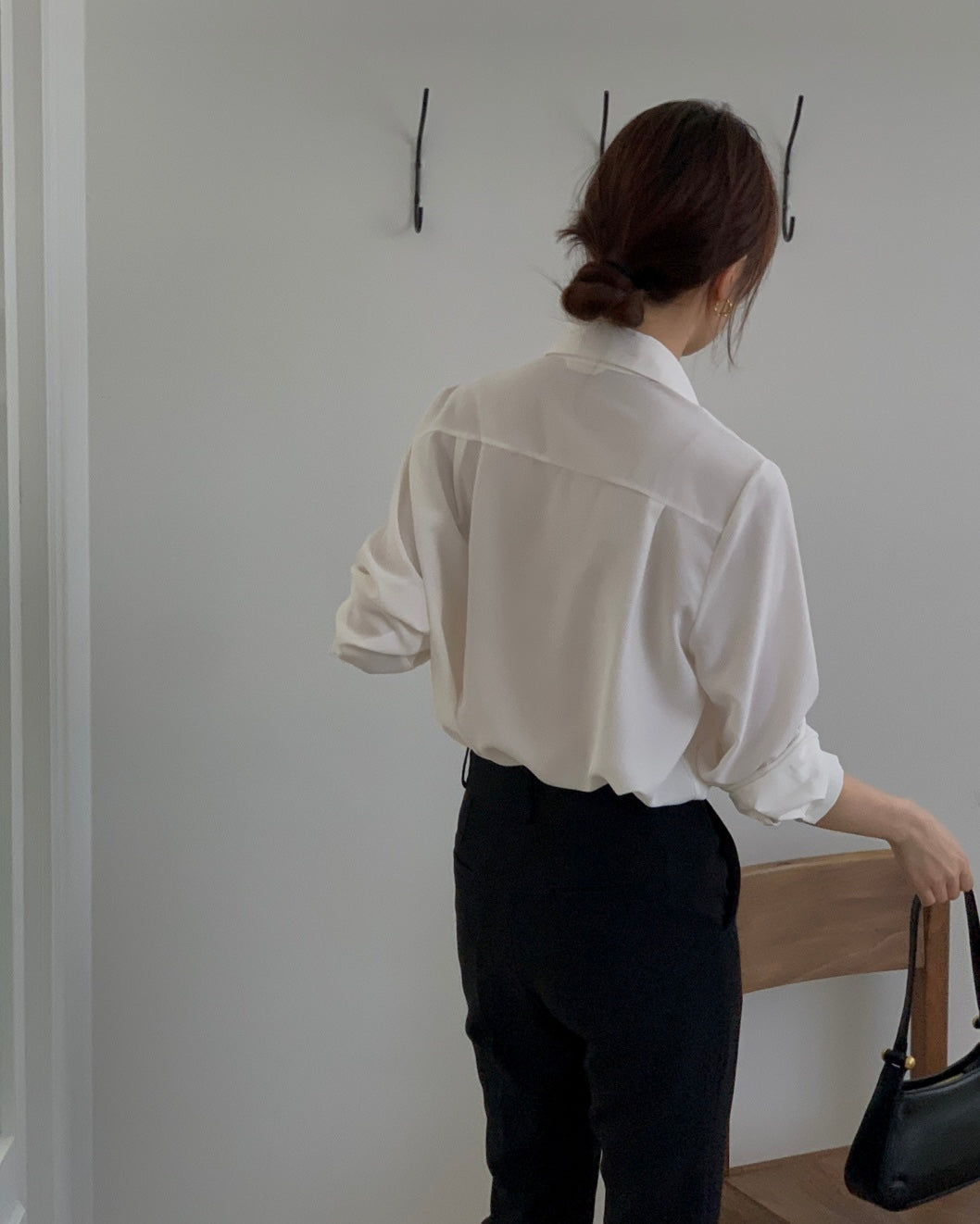 Fluid Collar Blouse