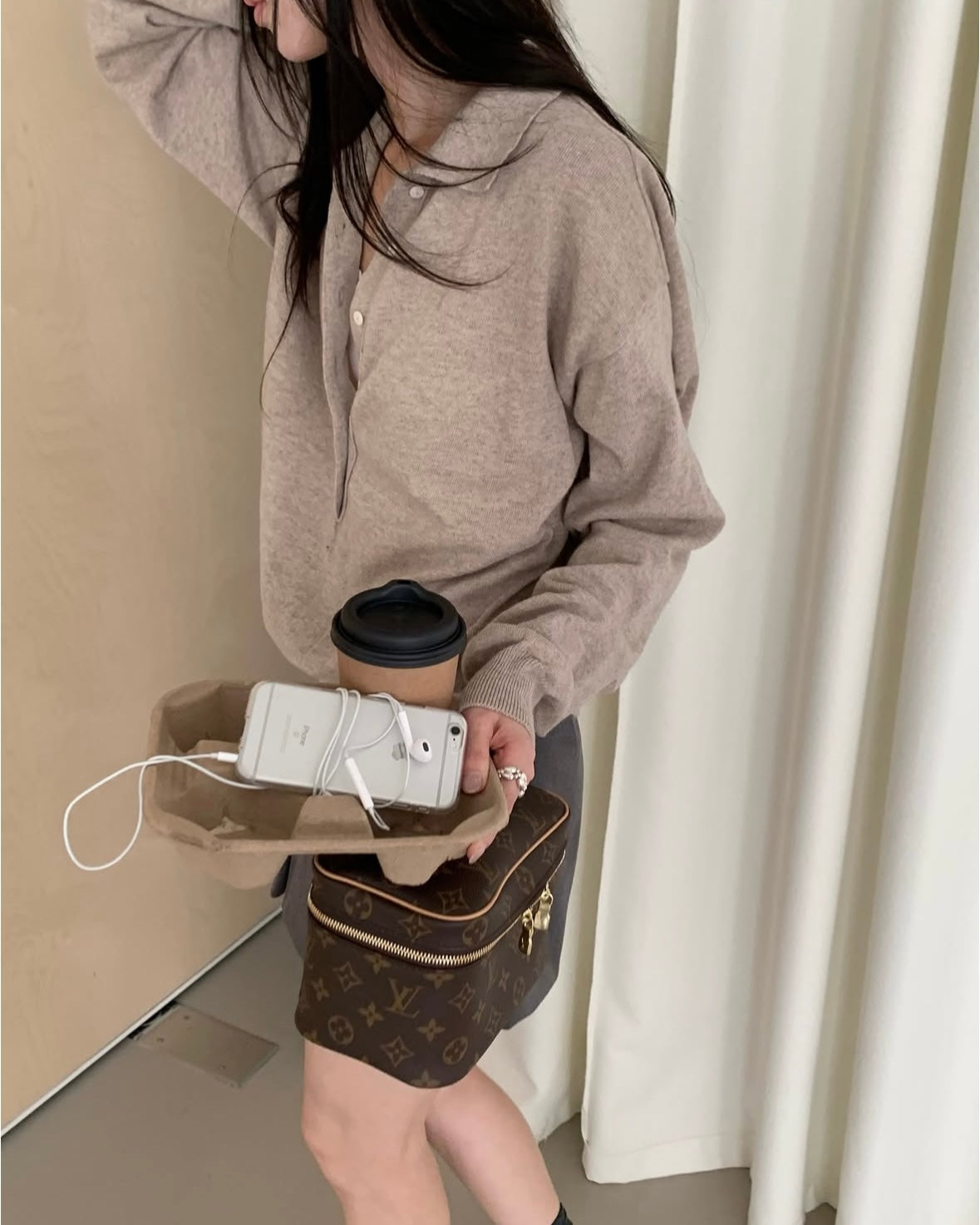 Relaxed Polo Knit