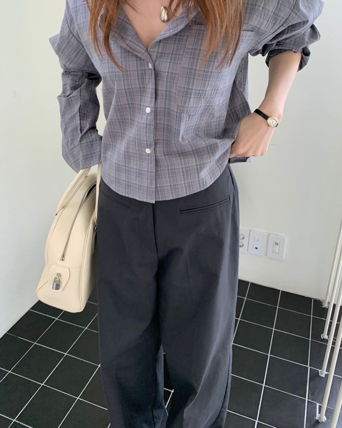 Welt Pocket Cotton Pants