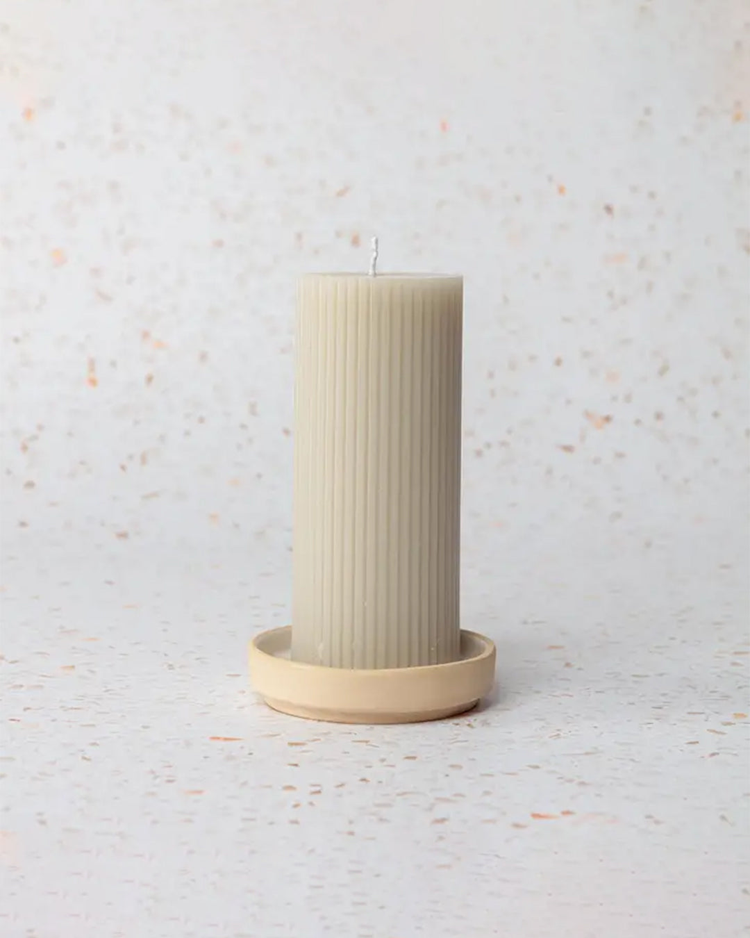 Chickidee Celio Pillar Candle Blush