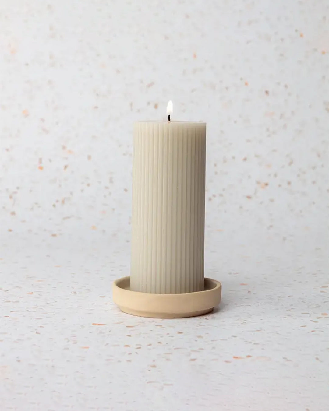 Chickidee Celio Pillar Candle Blush