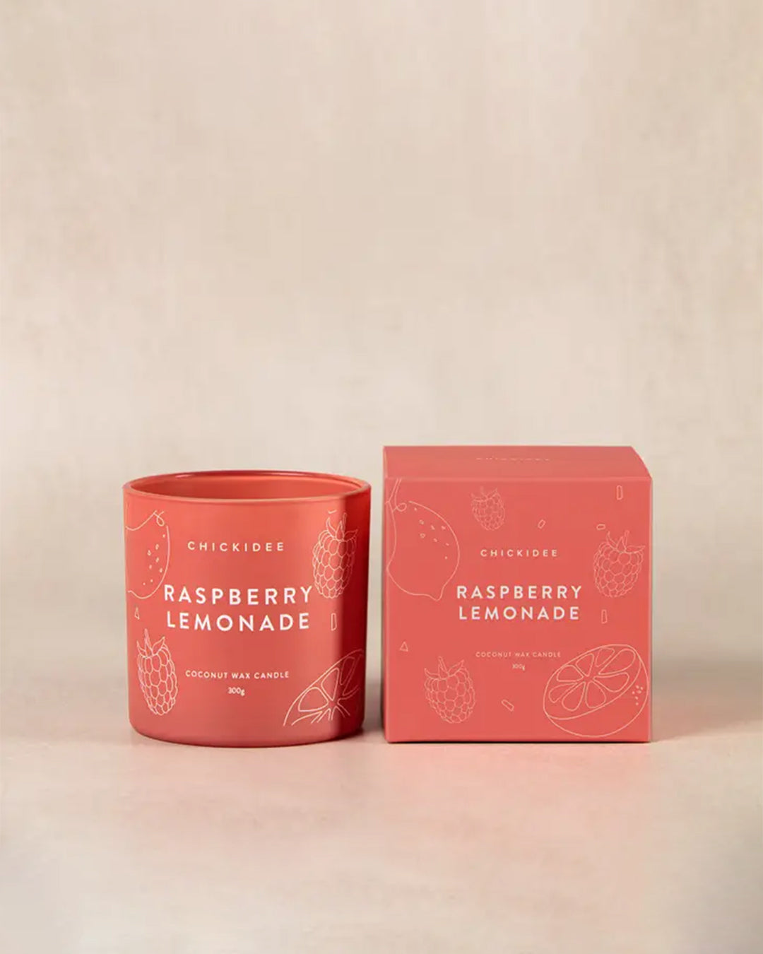 Chickidee Raspberry Lemonade Candle