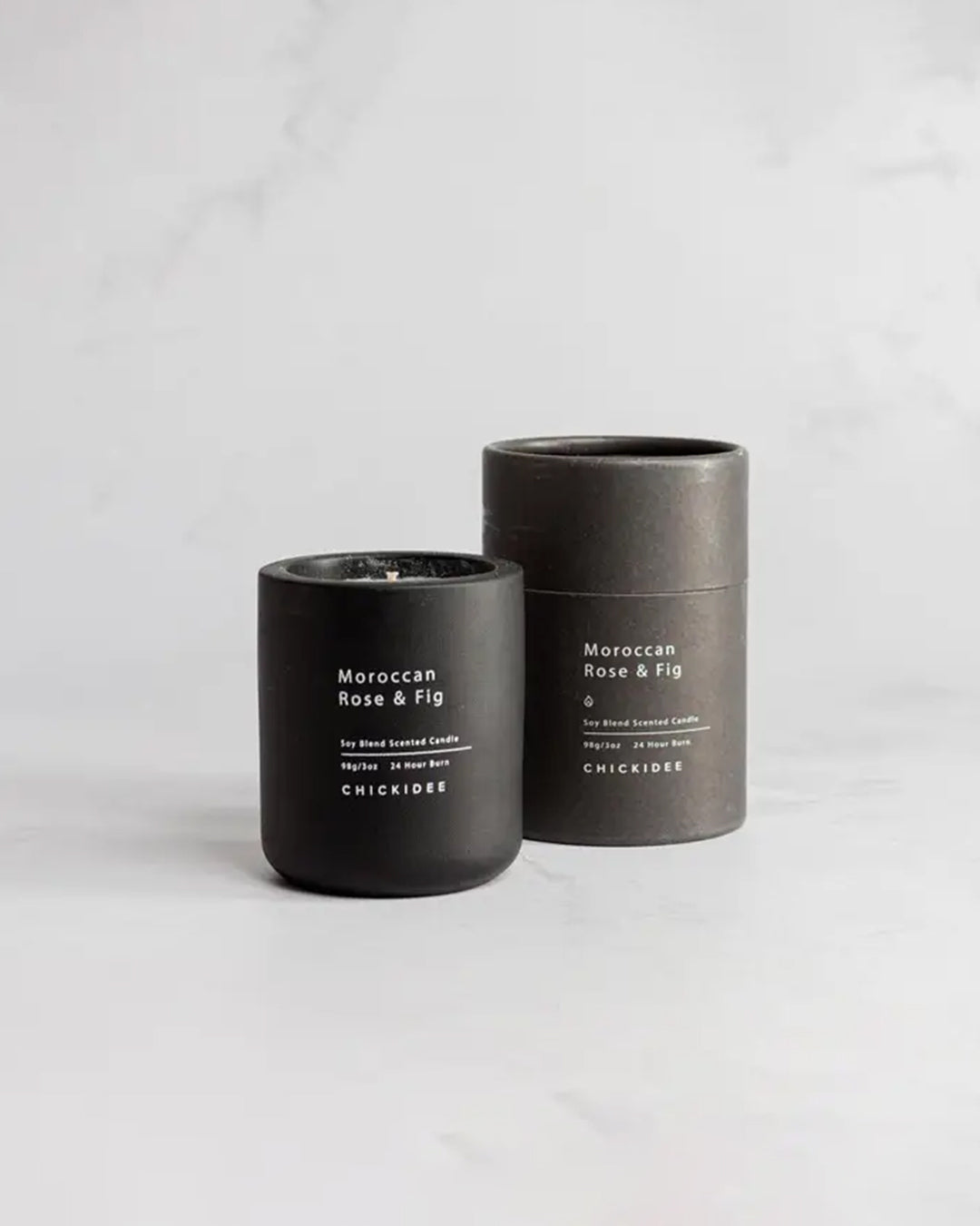 Chickidee Mini Moroccan Rose & Fig Concrete Candle