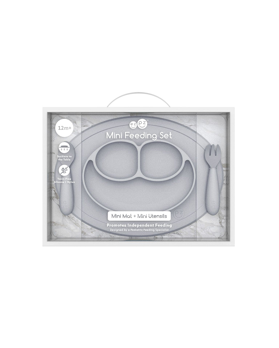 Ezpz Mini Feeding Set - Pewter