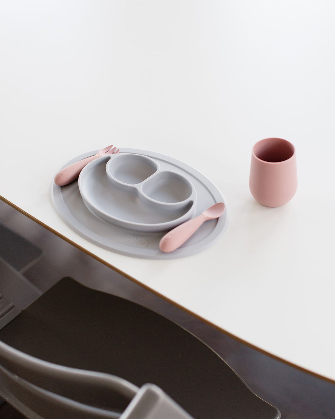 Ezpz Mini Feeding Set - Pewter