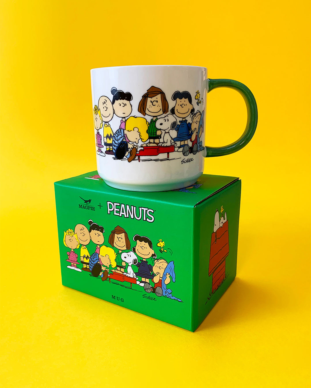 Magpie Peanuts Gang & House Mug