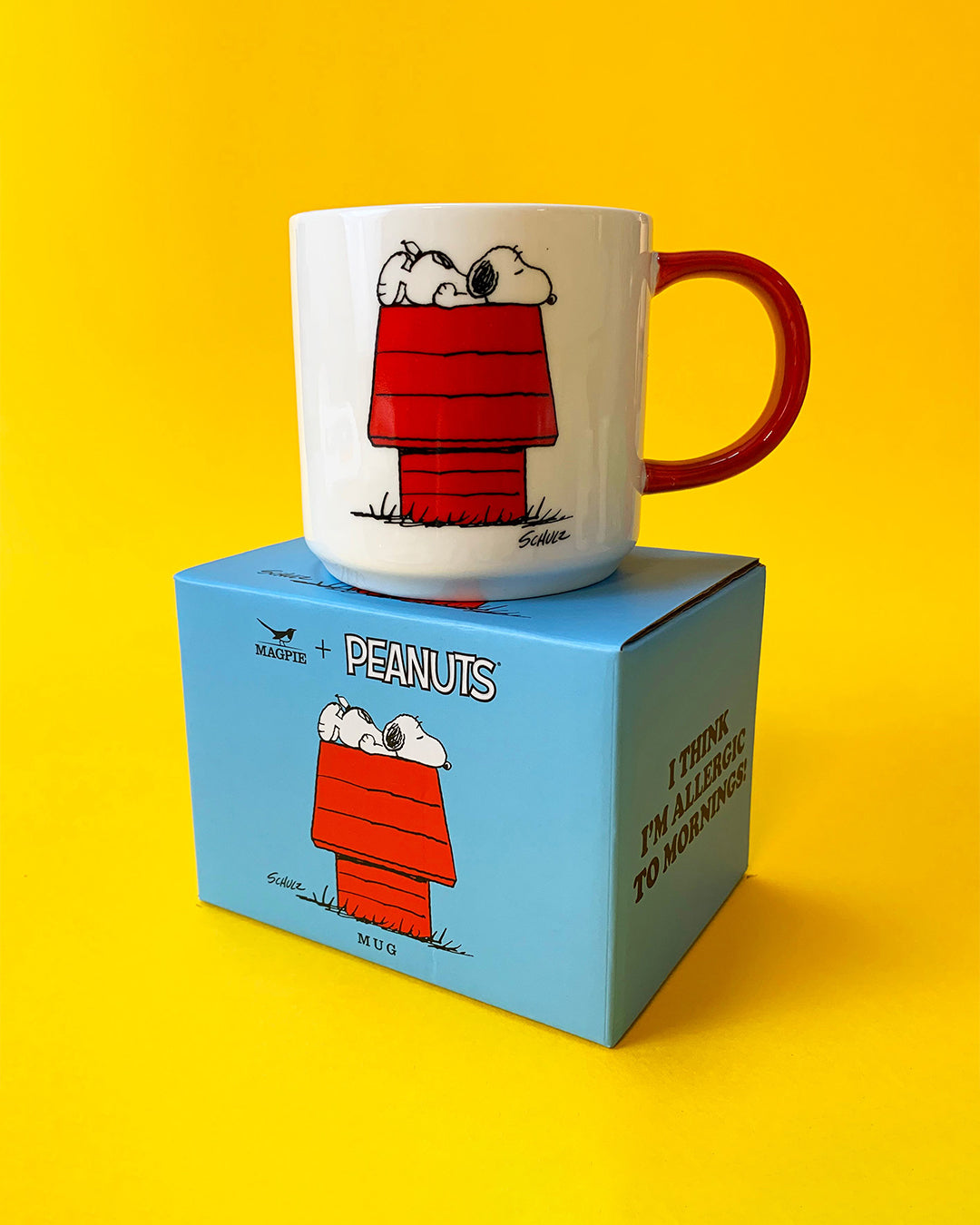 Magpie Peanuts Allergic to Morning Mug