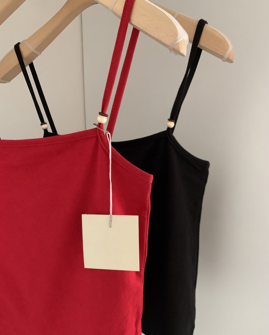 Wood Bead Cami Top