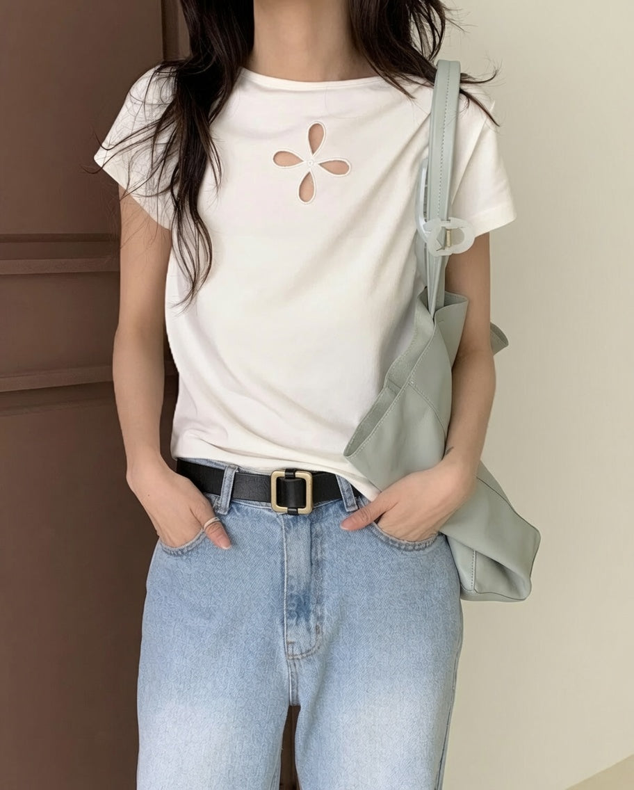 Dandelion Cutout Tee