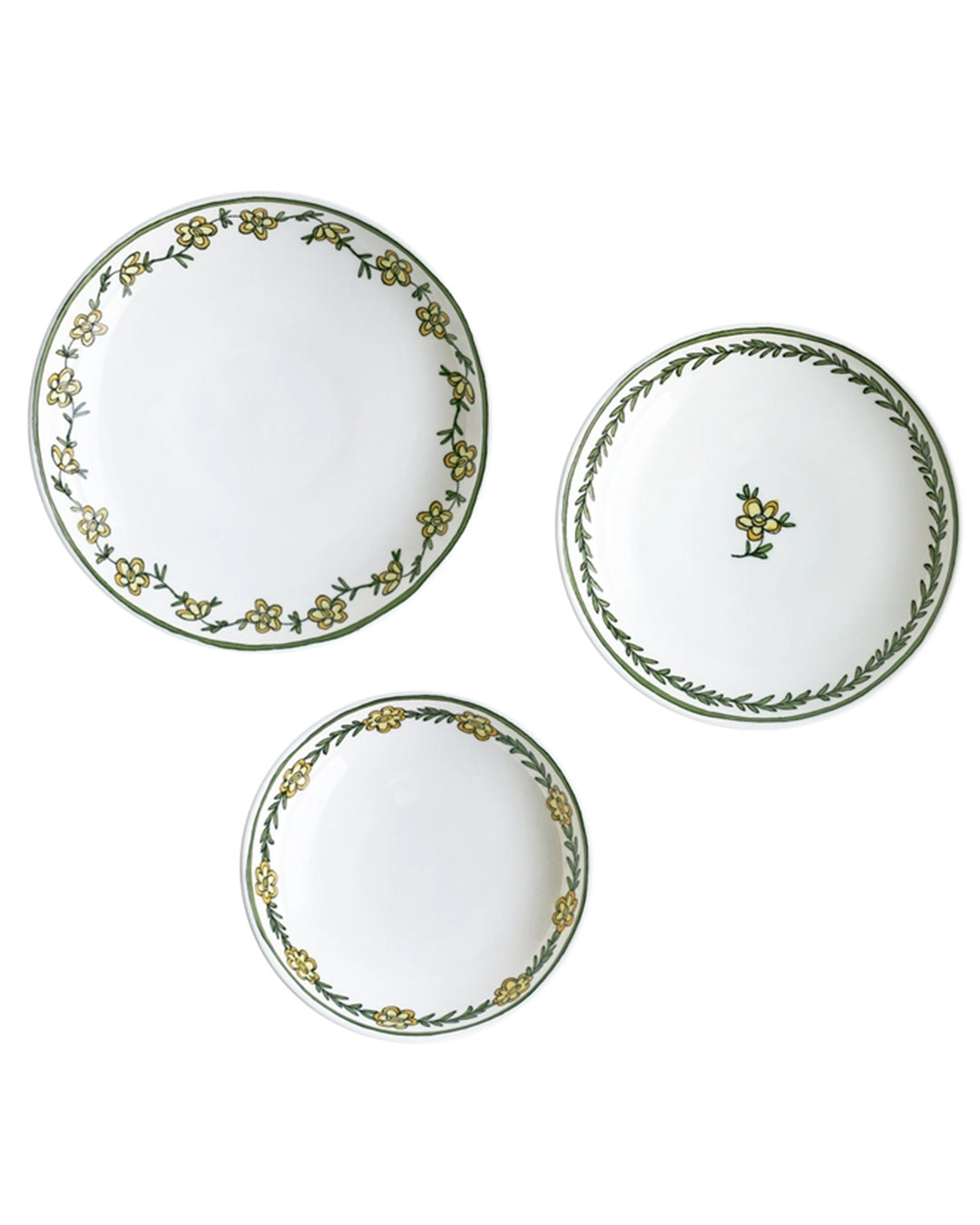 Twig NY Daisy Chain Assorted Set of Three Canapé Dishes