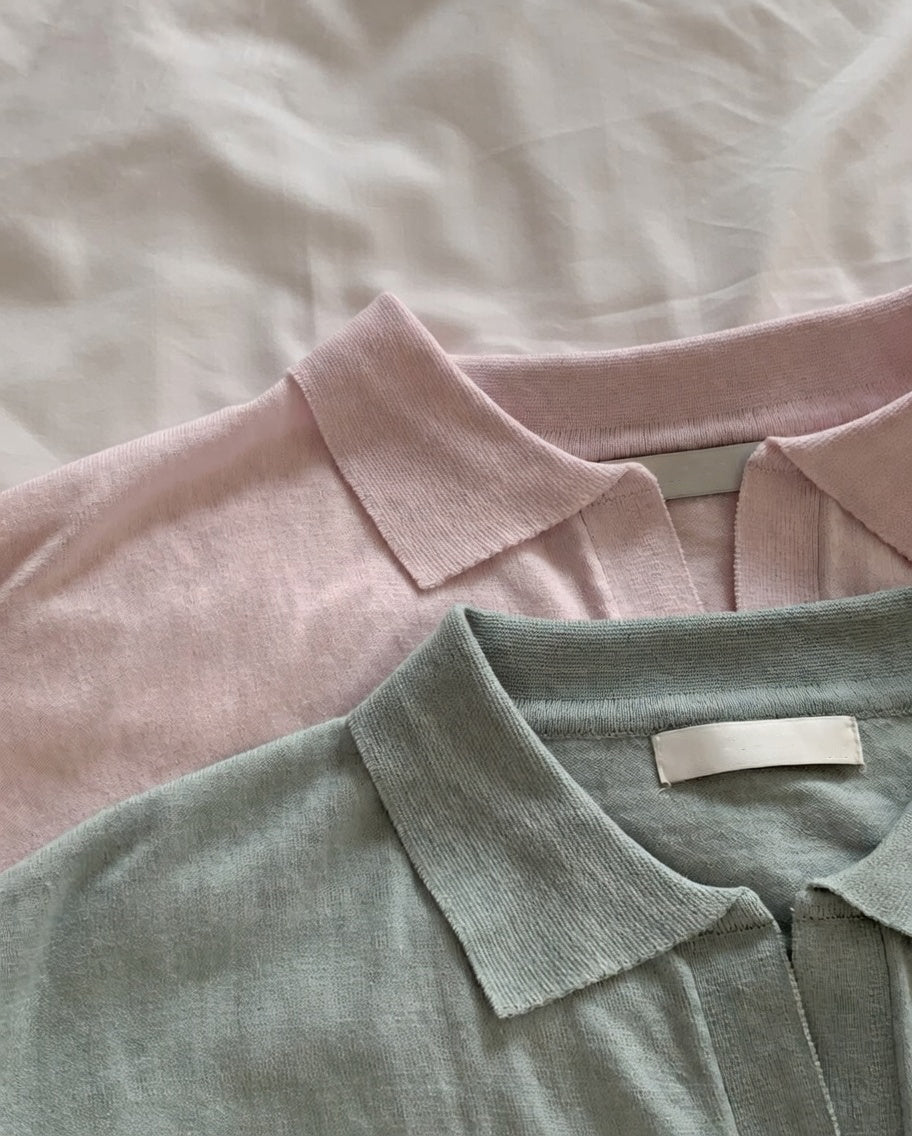 Collared Knit Polo