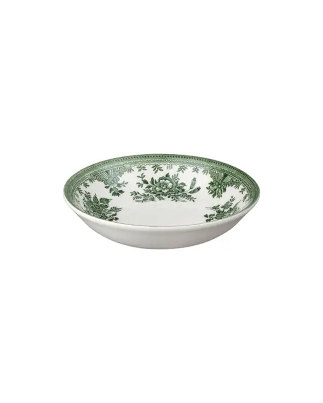 Burleigh Dark Green Asiatic Pheasants Butter Pat Dish