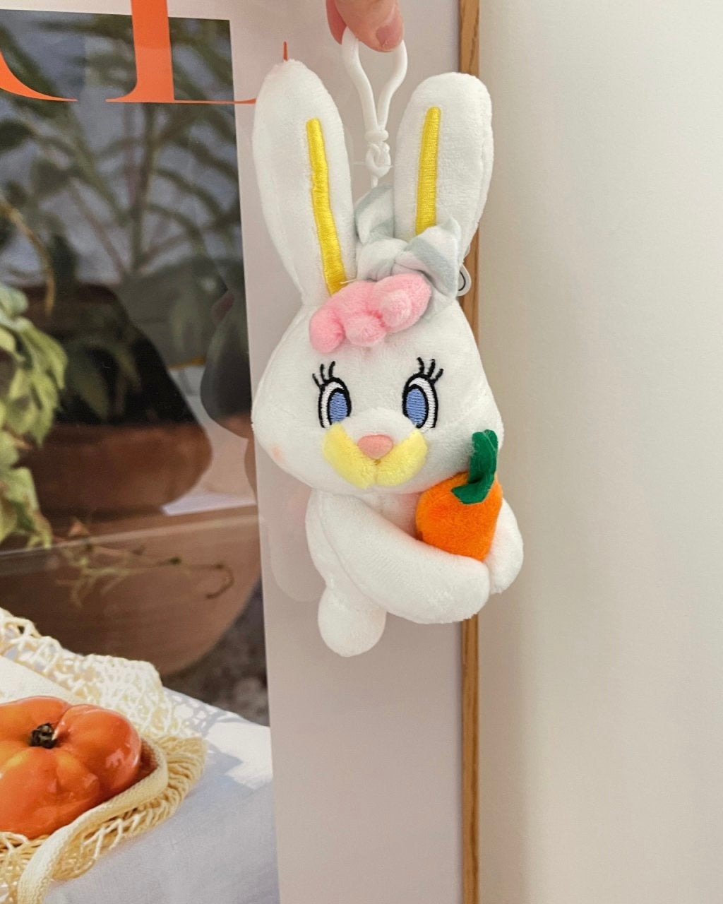 Carrot Rabbit Keychain