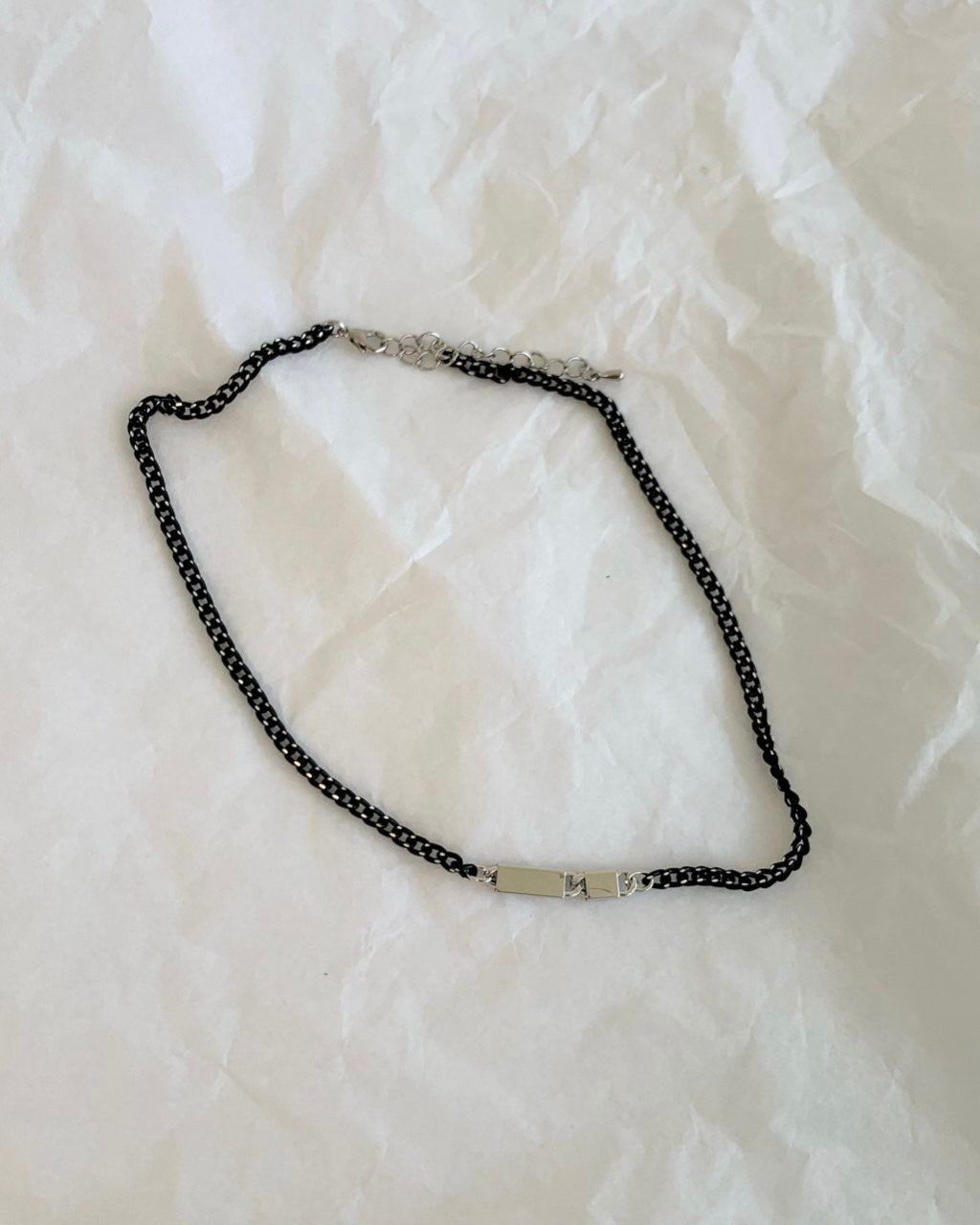 Bold Rectangles Chain Necklace