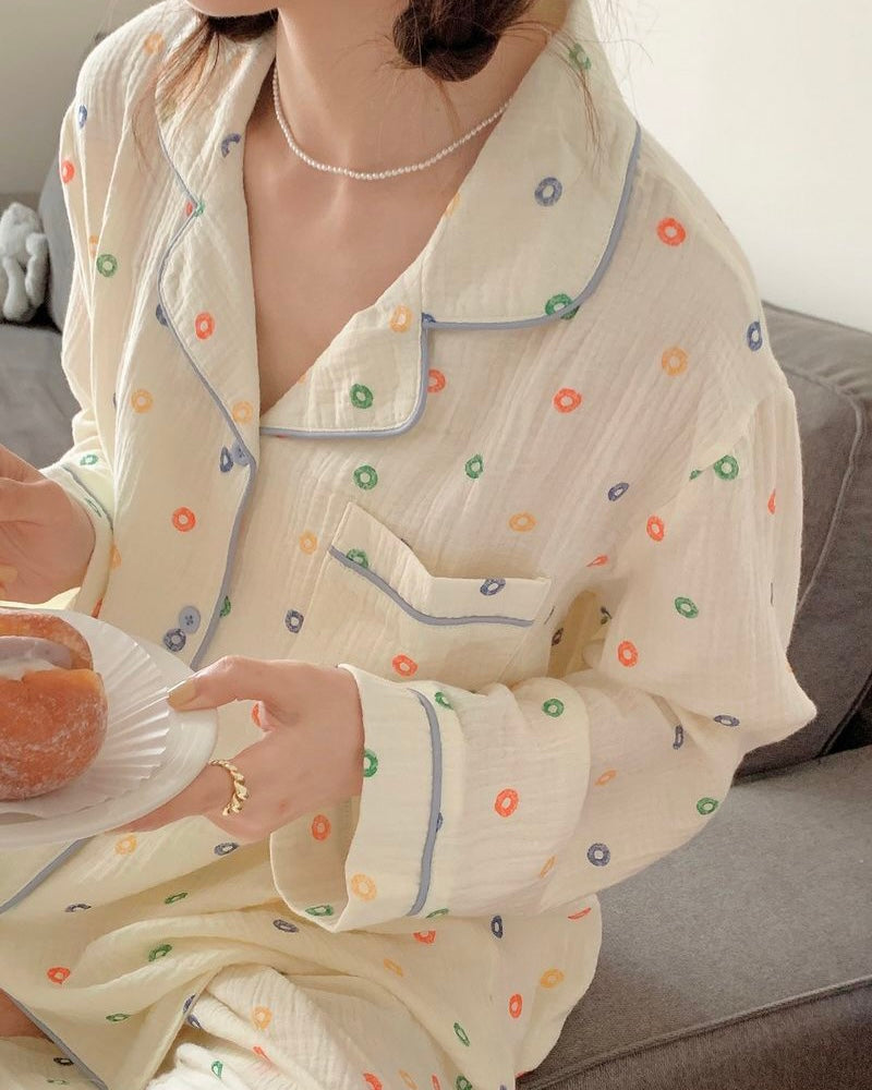Fruity Circles Pajama Set