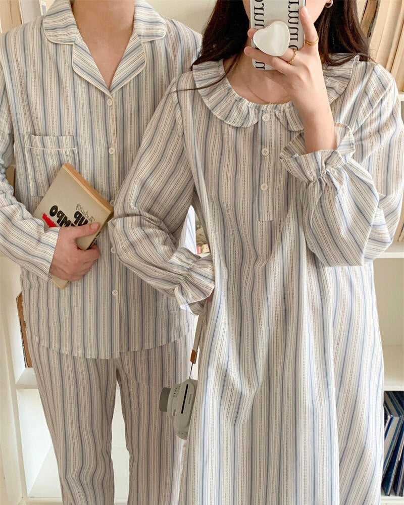 Stitch Striped Couple Pajama