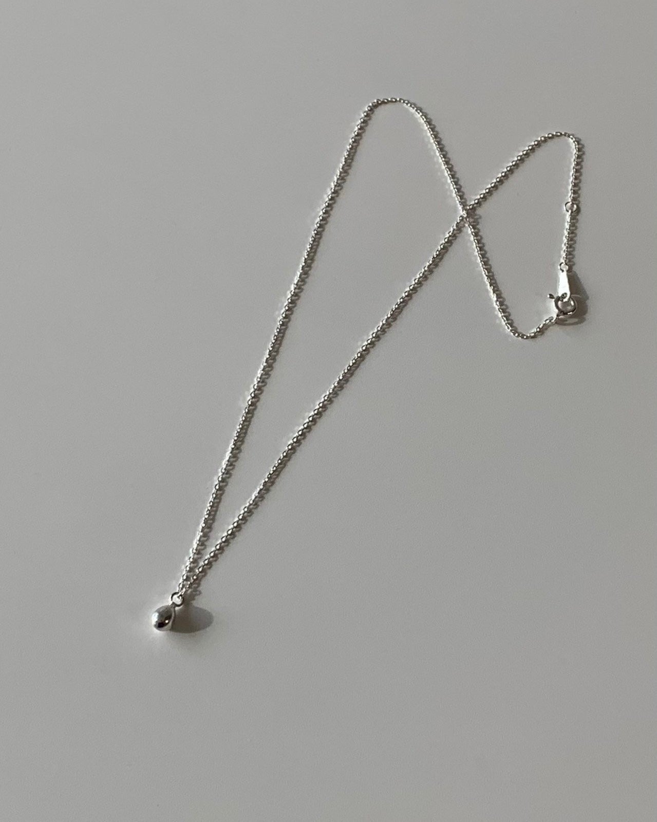 925 Silver Teardrop Necklace
