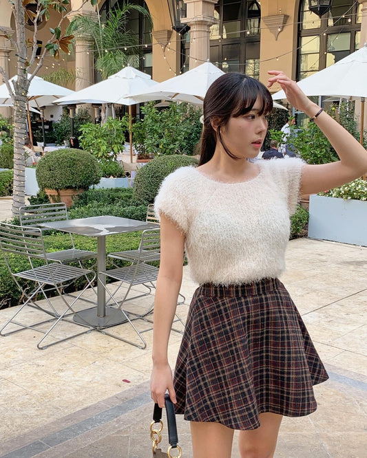 Furry Knit Top