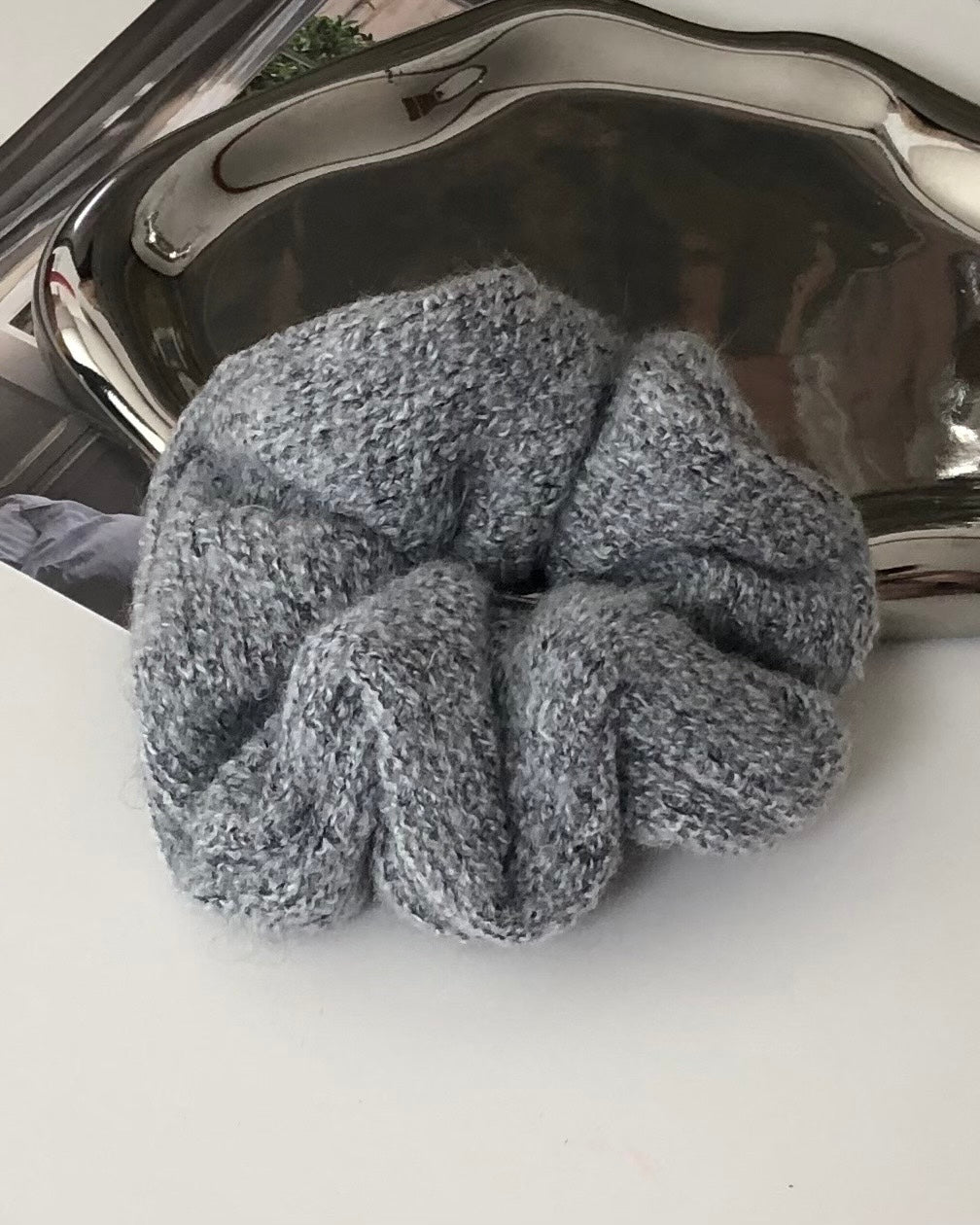 Knit Scrunchie