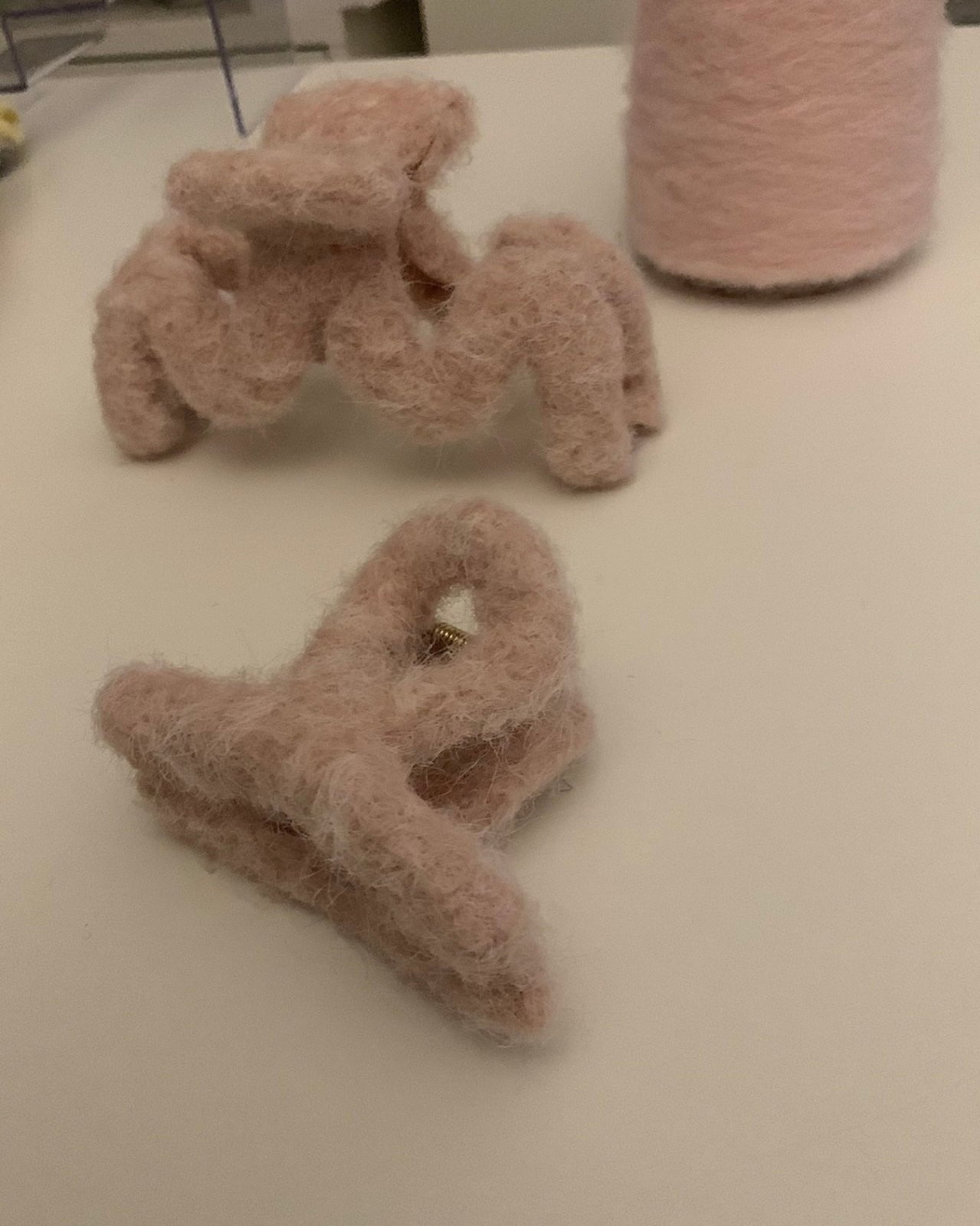 Fluffy Mini Claw Clip