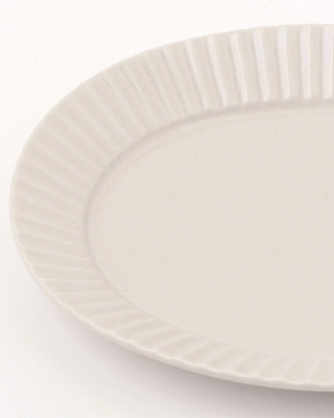 Lakole Mino Ware Small Oval Platter - White