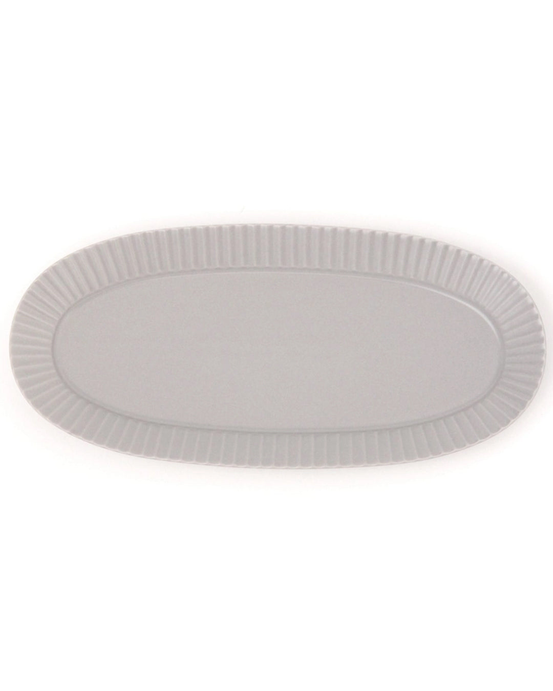 Lakole Mino Ware Large Oval Platter - Grey